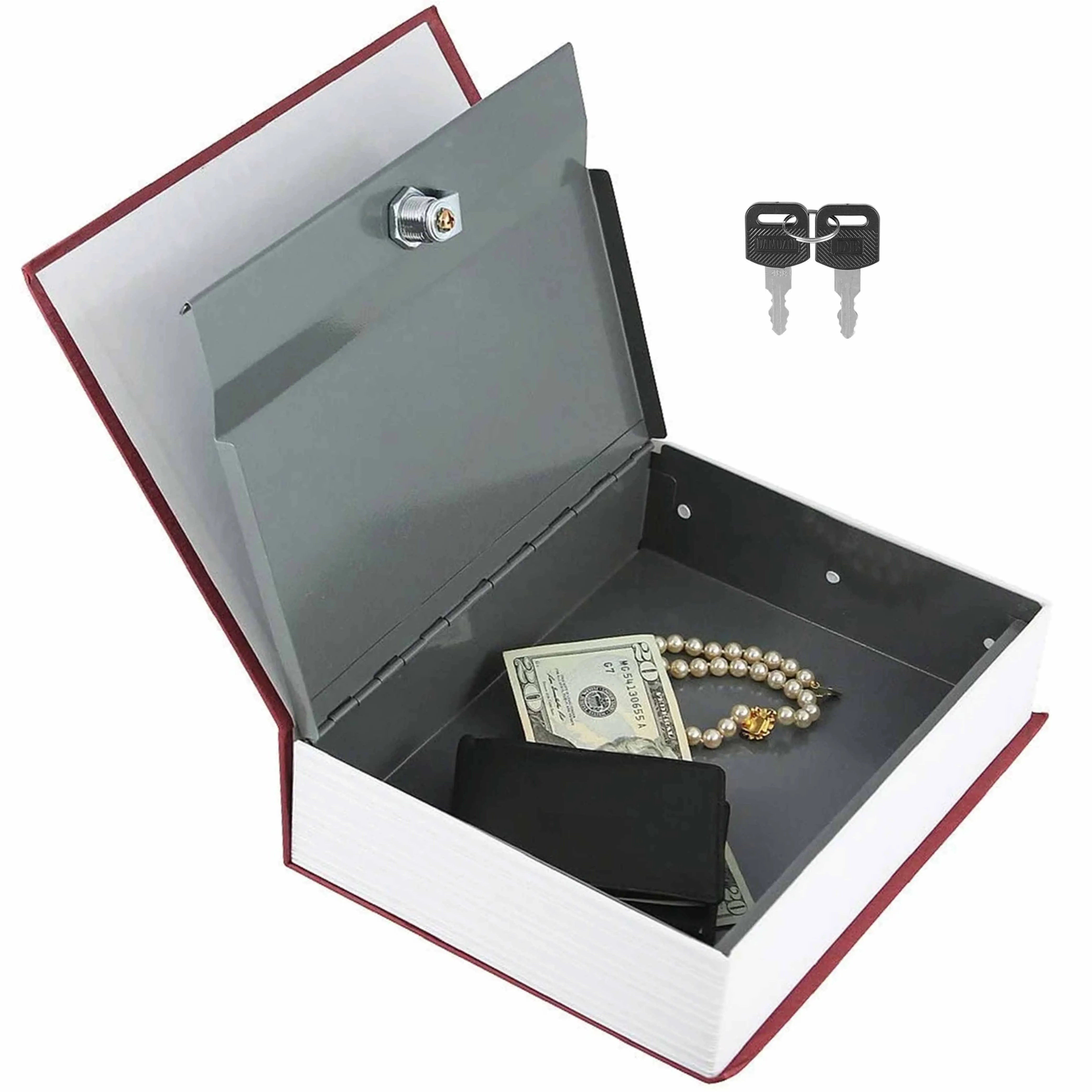 1 Dictionary Hidden Book Safe Home Security Shelf Secret Hide Away Valuable Cash