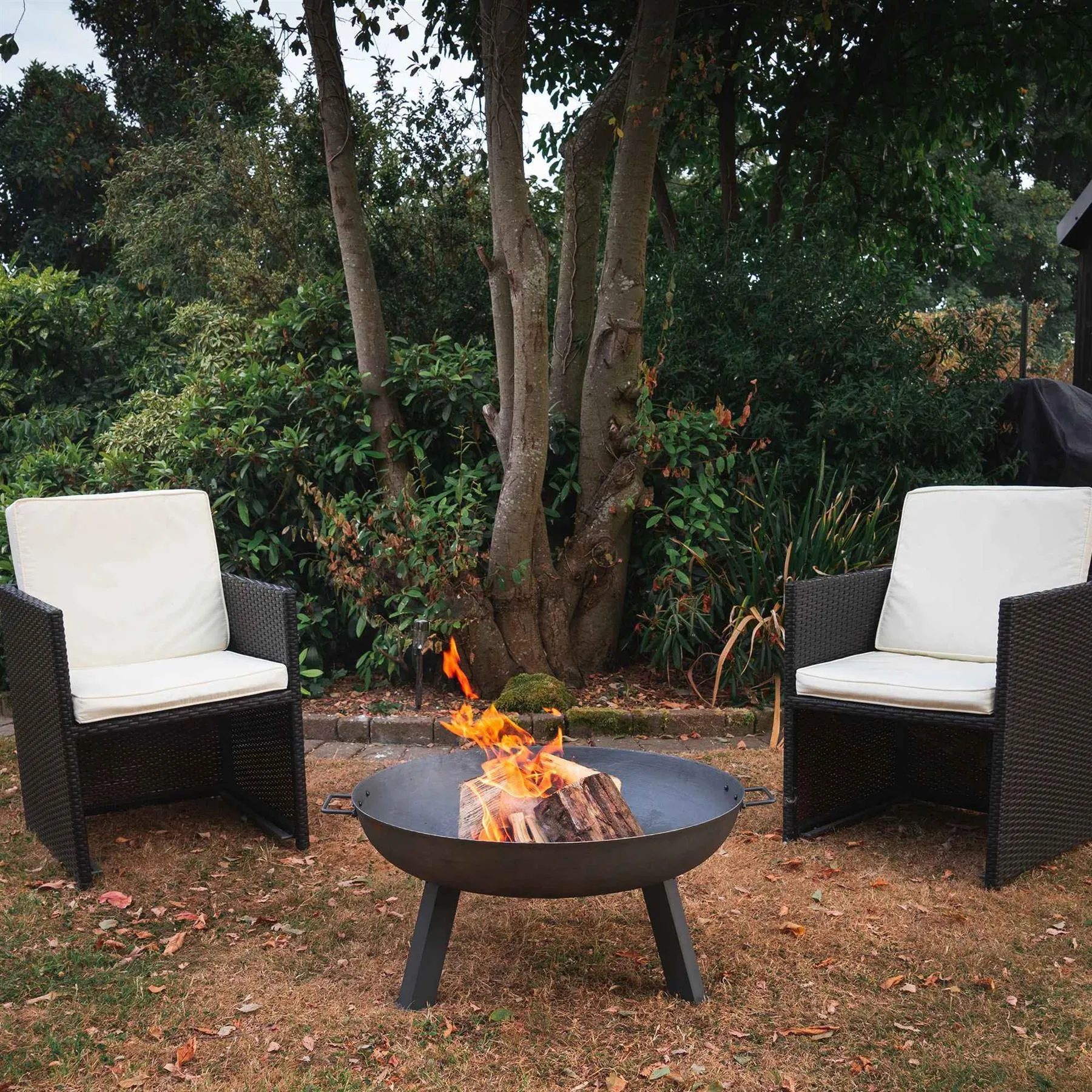 100cm Cast Iron Fire Pit - By Harbour Housewares