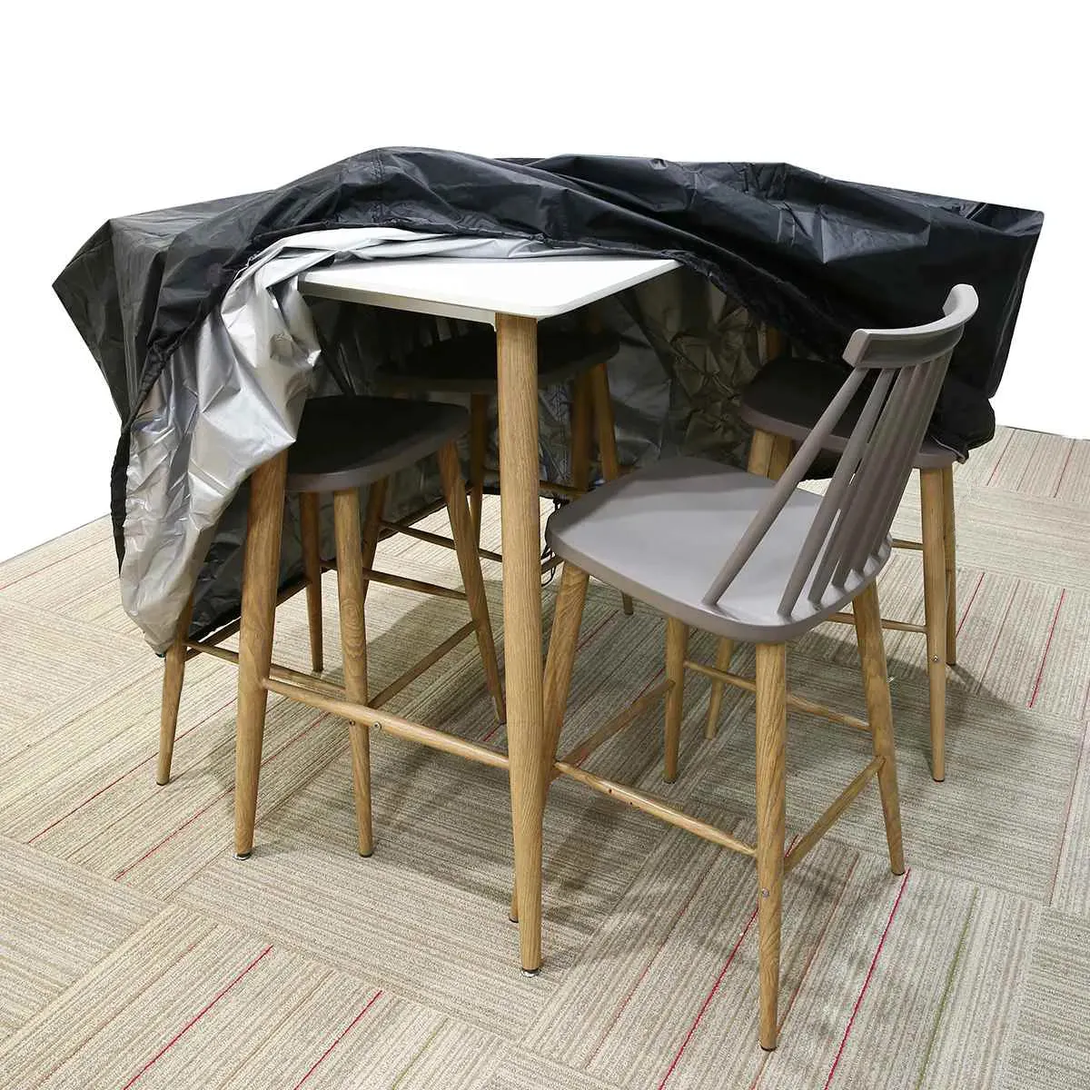 190t 210d Patio Waterproof Cover Outdoor Garden Furniture Covers Rain Snow Chair Covers for Sofa Dust Proof Cover