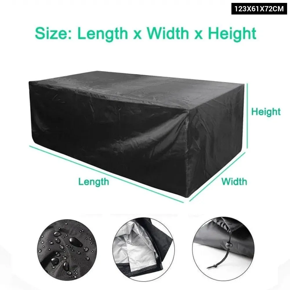 190t 210d Patio Waterproof Cover Outdoor Garden Furniture Covers Rain Snow Chair Covers for Sofa Dust Proof Cover