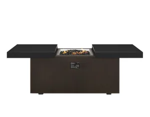 48"x 24" Functional Firepit - Wenge/Black