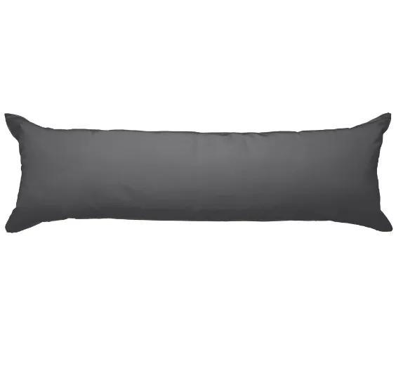 52" Long Hammock Pillow - Sunbrella Canvas Charcoal