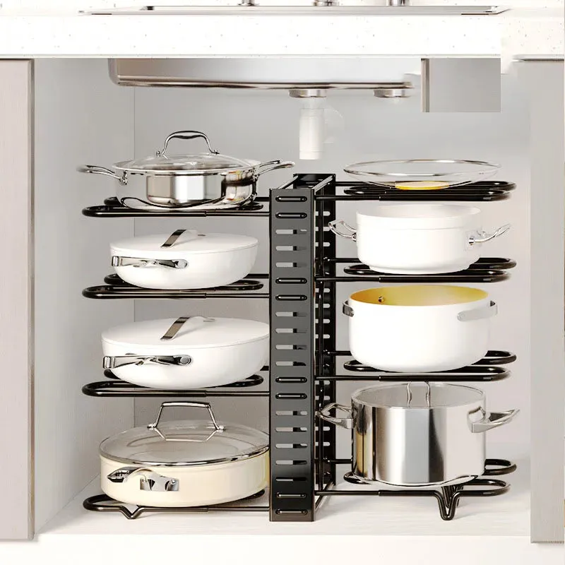 5/8 Tiers Pan Pot Organizer Rack (U CARE)