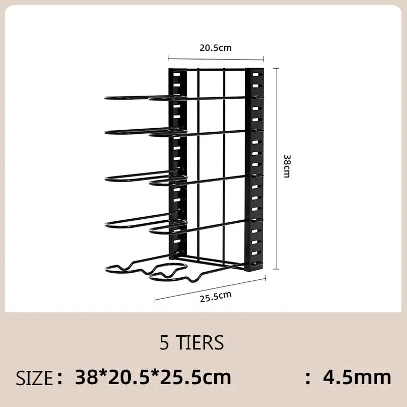 5/8 Tiers Pan Pot Organizer Rack (U CARE)