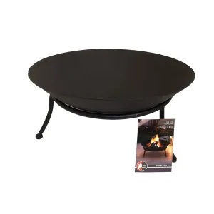 Ambiance Fire Bowl On Stand 47x21cm