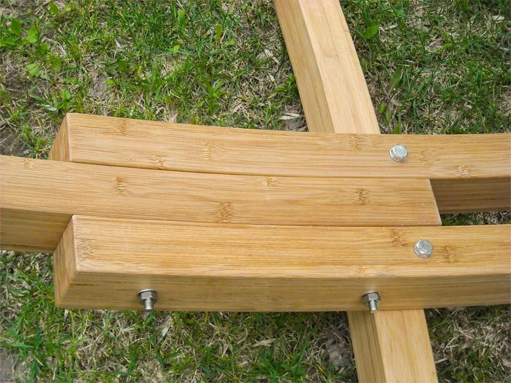 Bamboo Hammock Stand - Eco-Friendly XL
