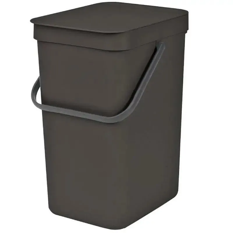 Brabantia Sort & Go Waste Bin, 12L - Grey