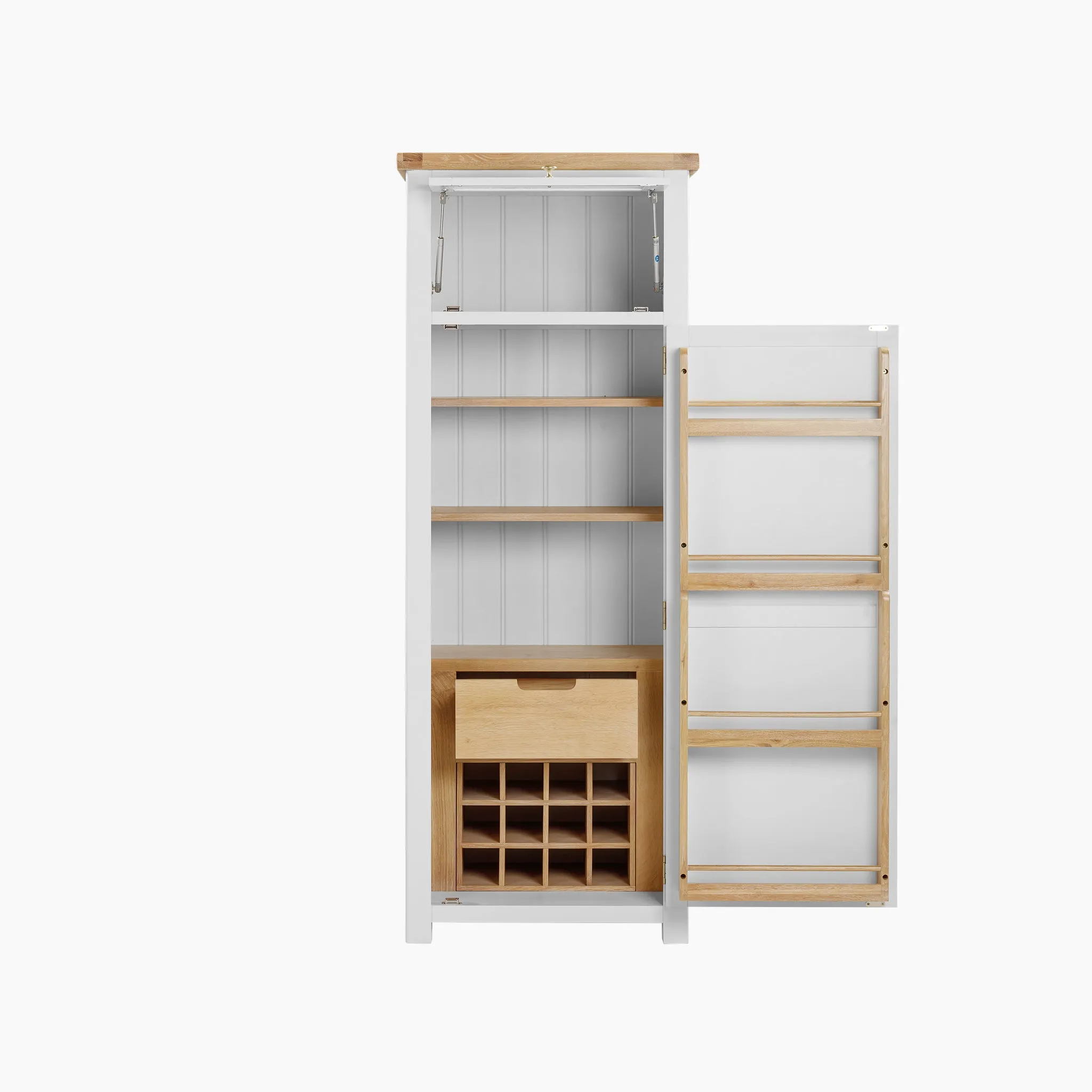 Burford Single Larder Unit in Warm White