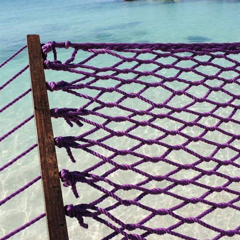 Caribbean Rope Hammock Purple