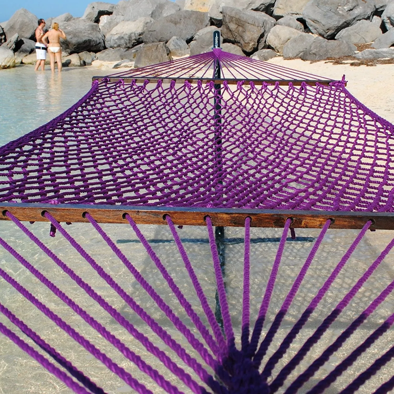 Caribbean Rope Hammock Purple