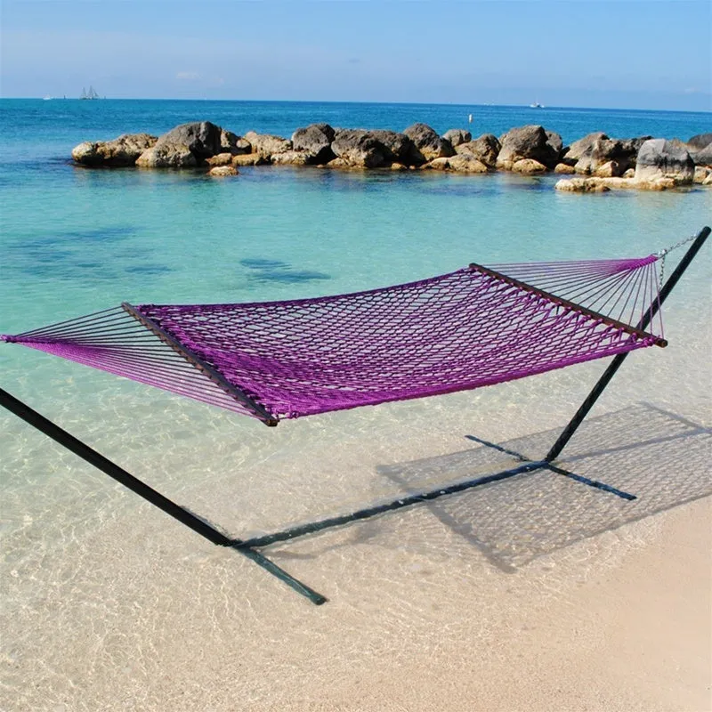 Caribbean Rope Hammock Purple