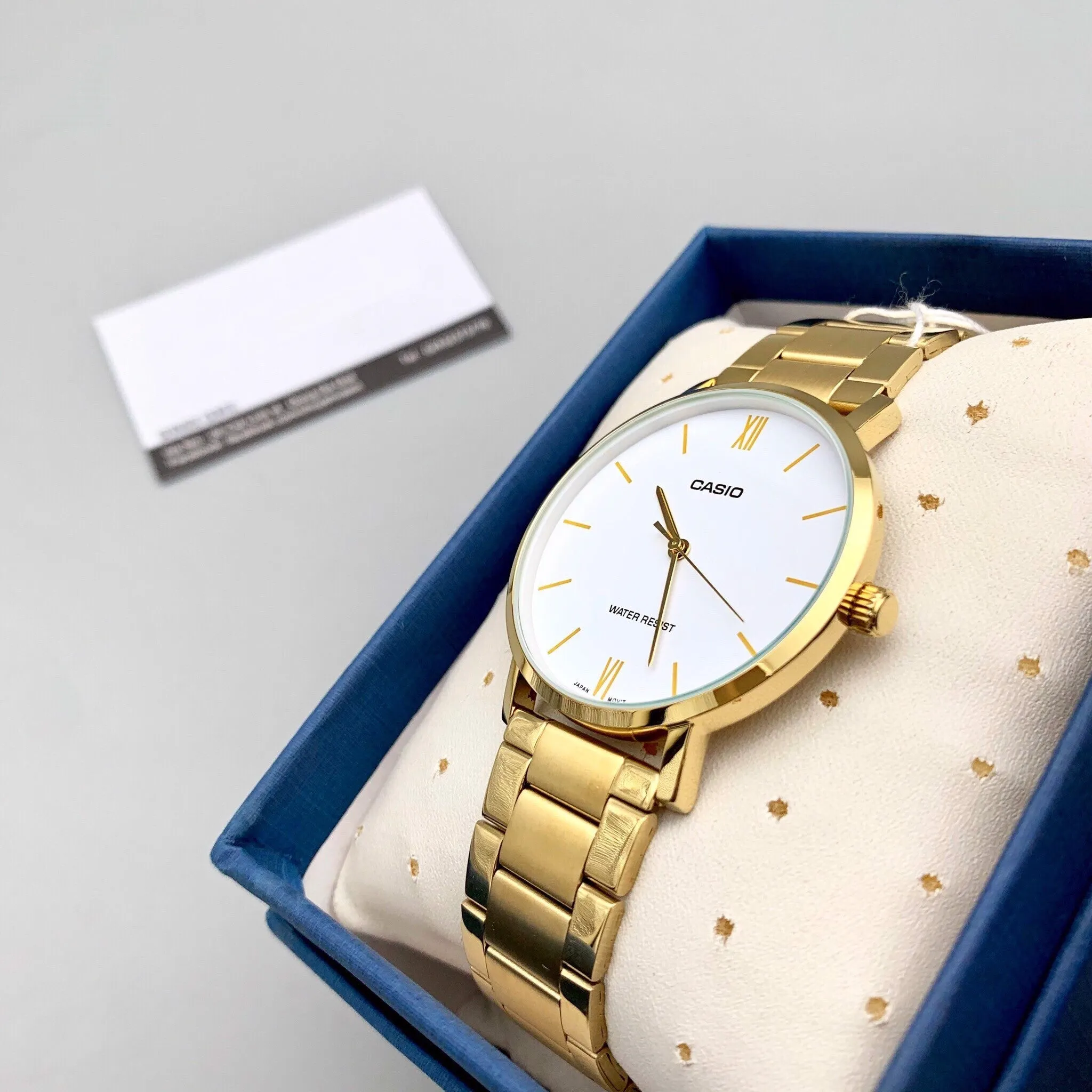 Casio - LTP-VT01G-7BUDF - Stainless Steel Wrist Watch for Women
