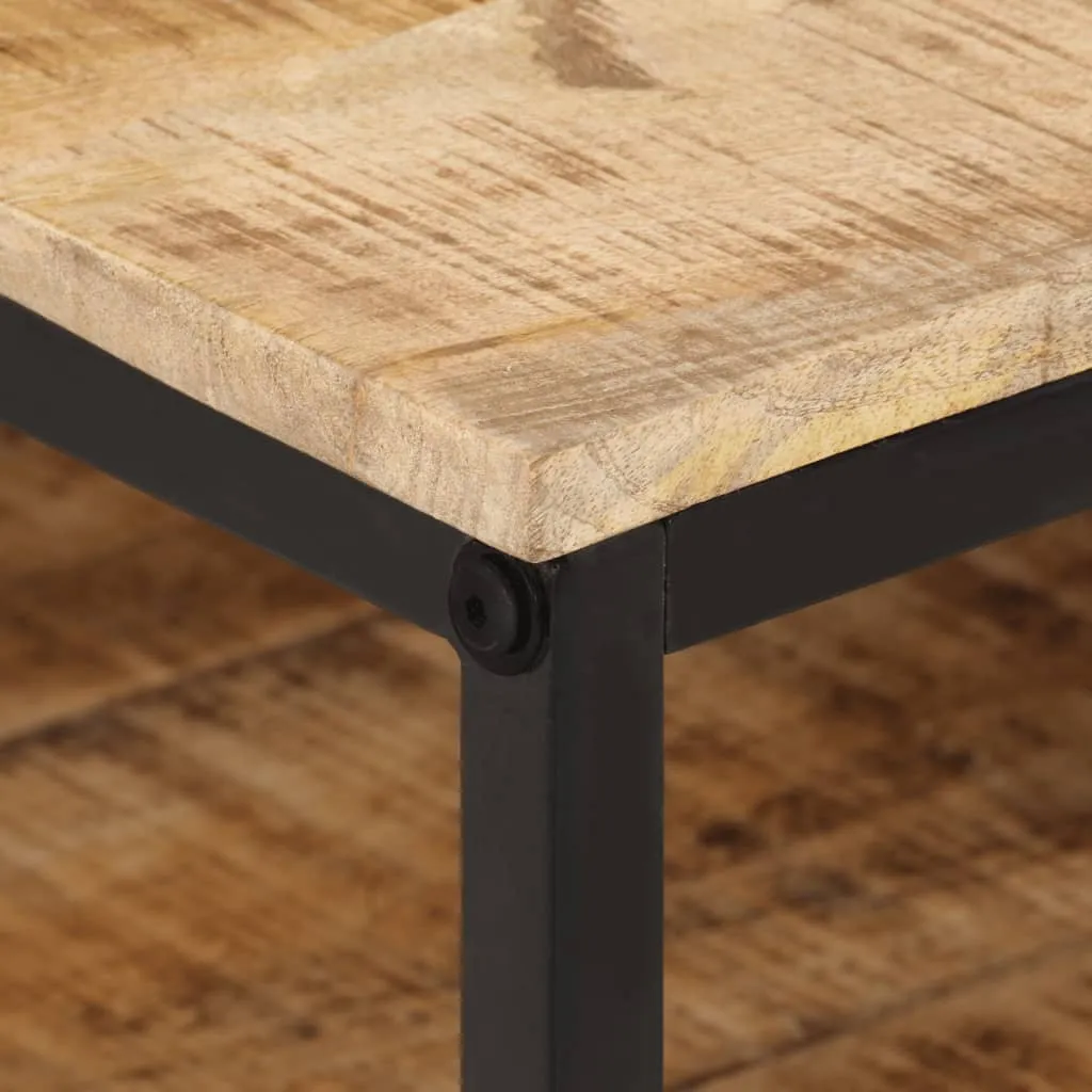 Coffee Table 100x50x35 cm Solid Rough Wood Mango