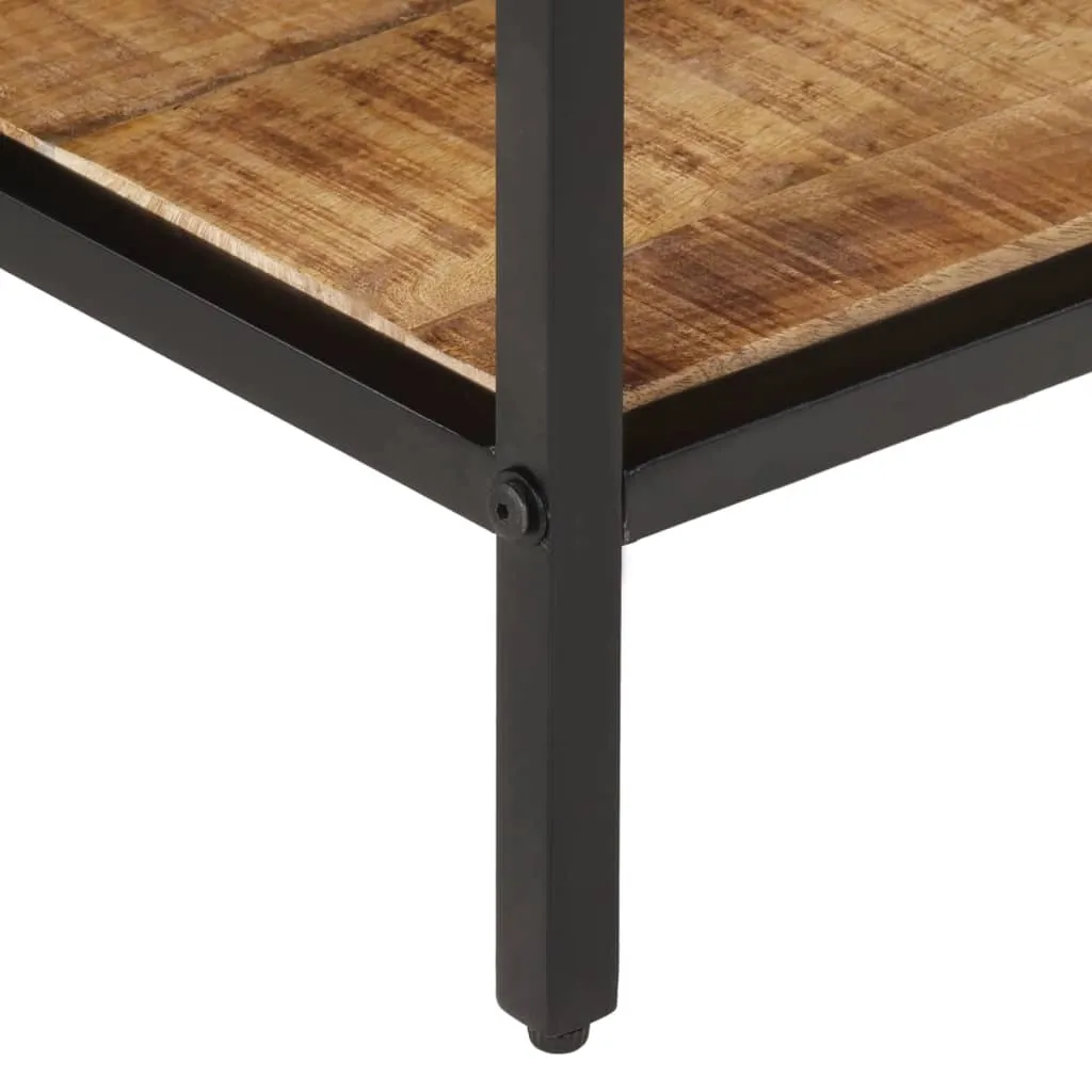 Coffee Table 100x50x35 cm Solid Rough Wood Mango