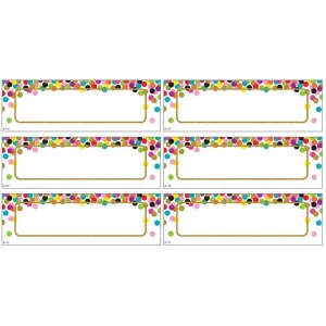 Confetti Magnetic Labels