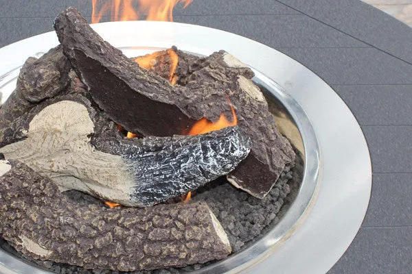 Donoma Poly-Top Fire Pit - Hammered Finish