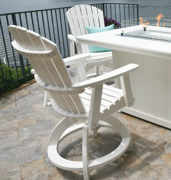 Donoma Poly-Top Rectangular Fire Table