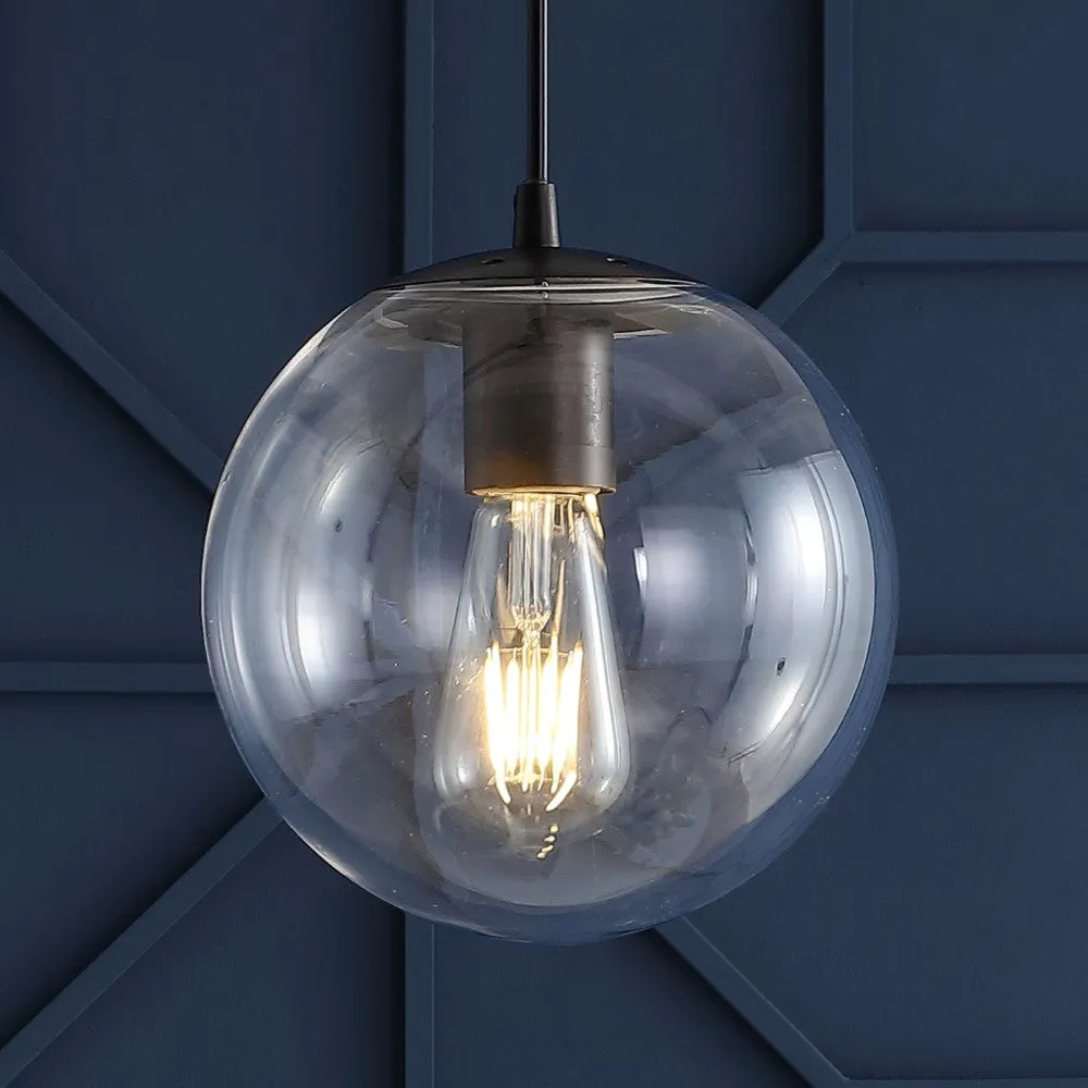 Elowen 7.75" Metal/Glass Globe LED Pendant