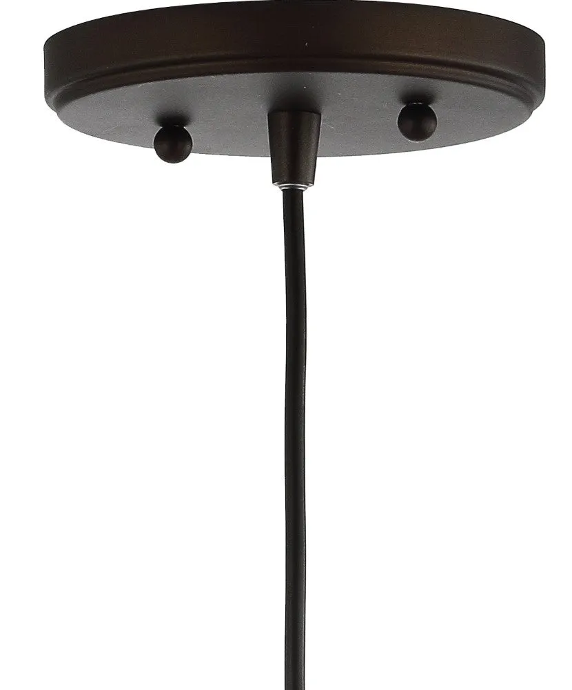 Elowen 7.75" Metal/Glass Globe LED Pendant