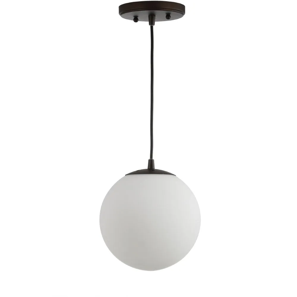 Elowen 7.75" Metal/Glass Globe LED Pendant