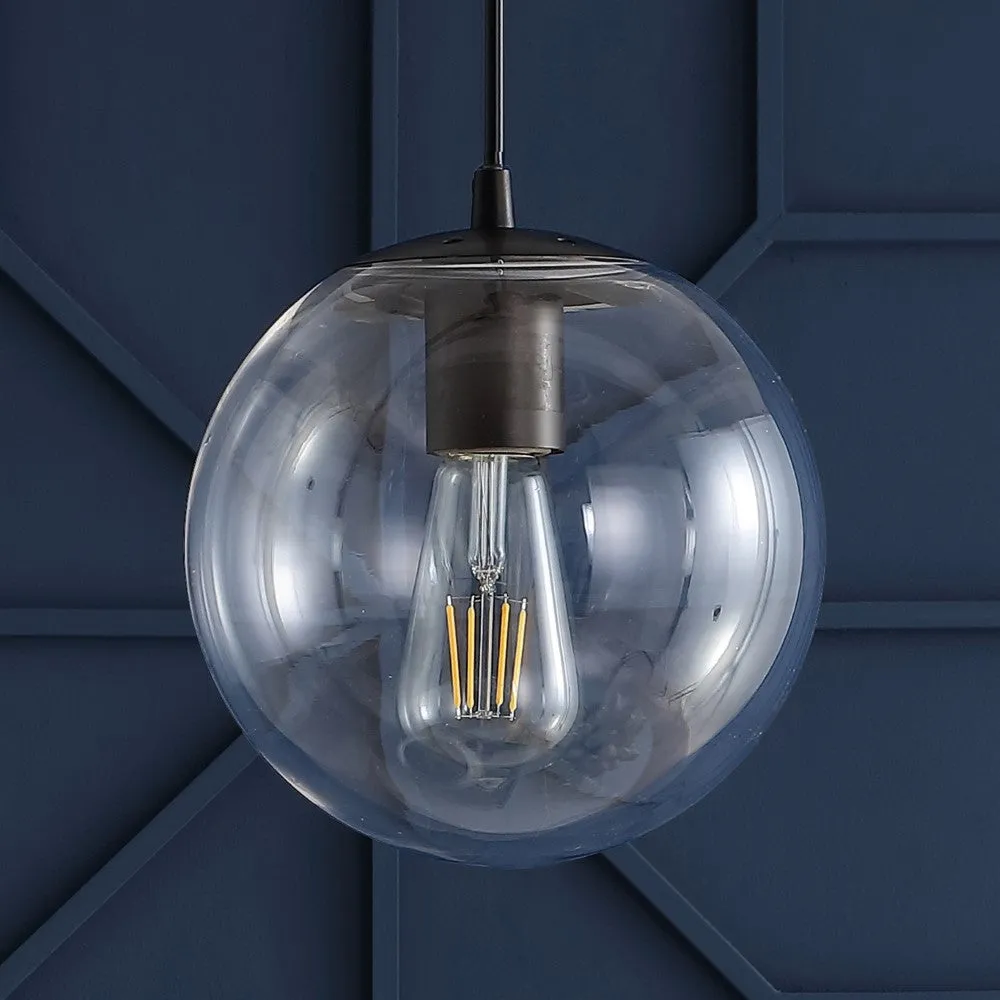 Elowen 7.75" Metal/Glass Globe LED Pendant