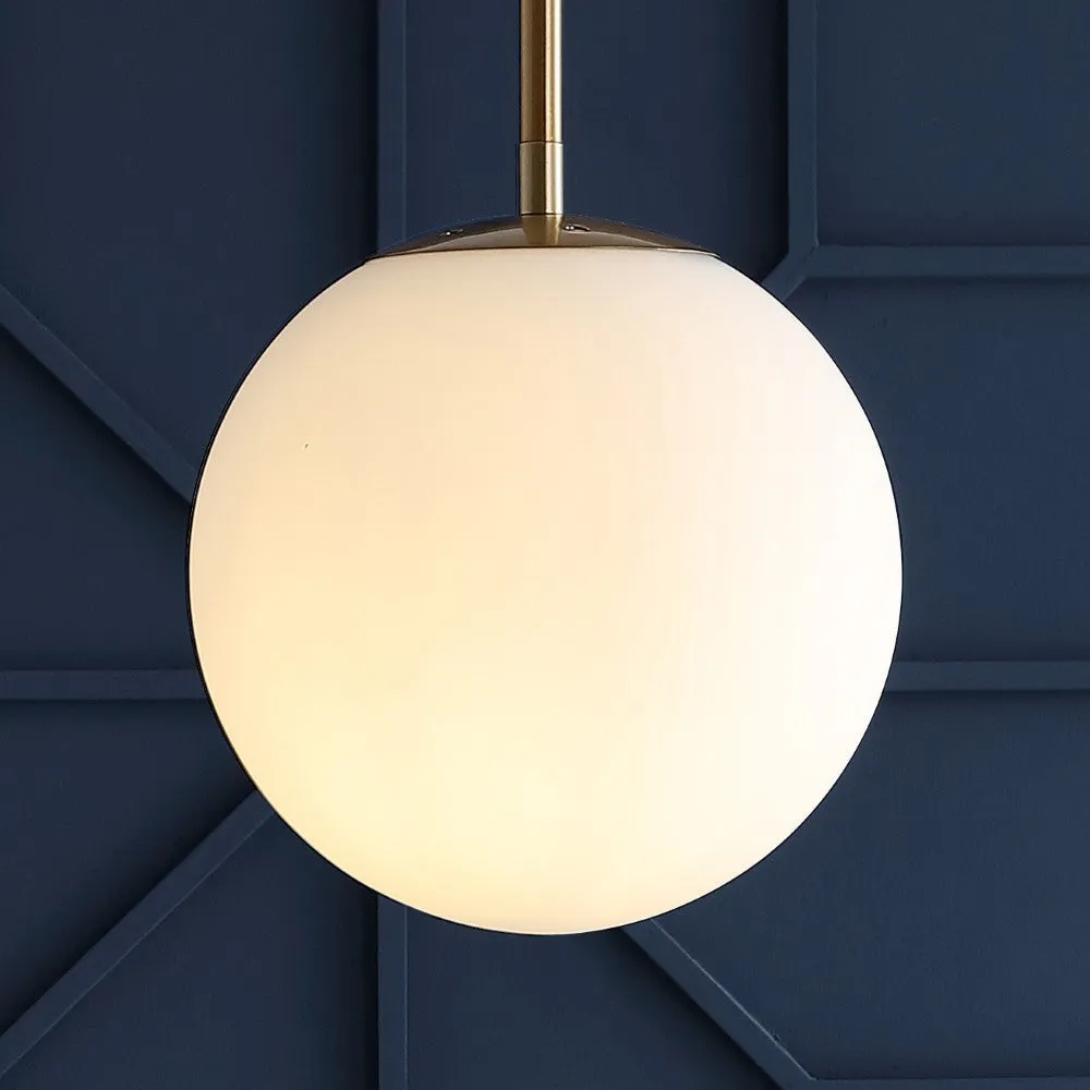 Elowen 7.75" Metal/Glass Globe LED Pendant