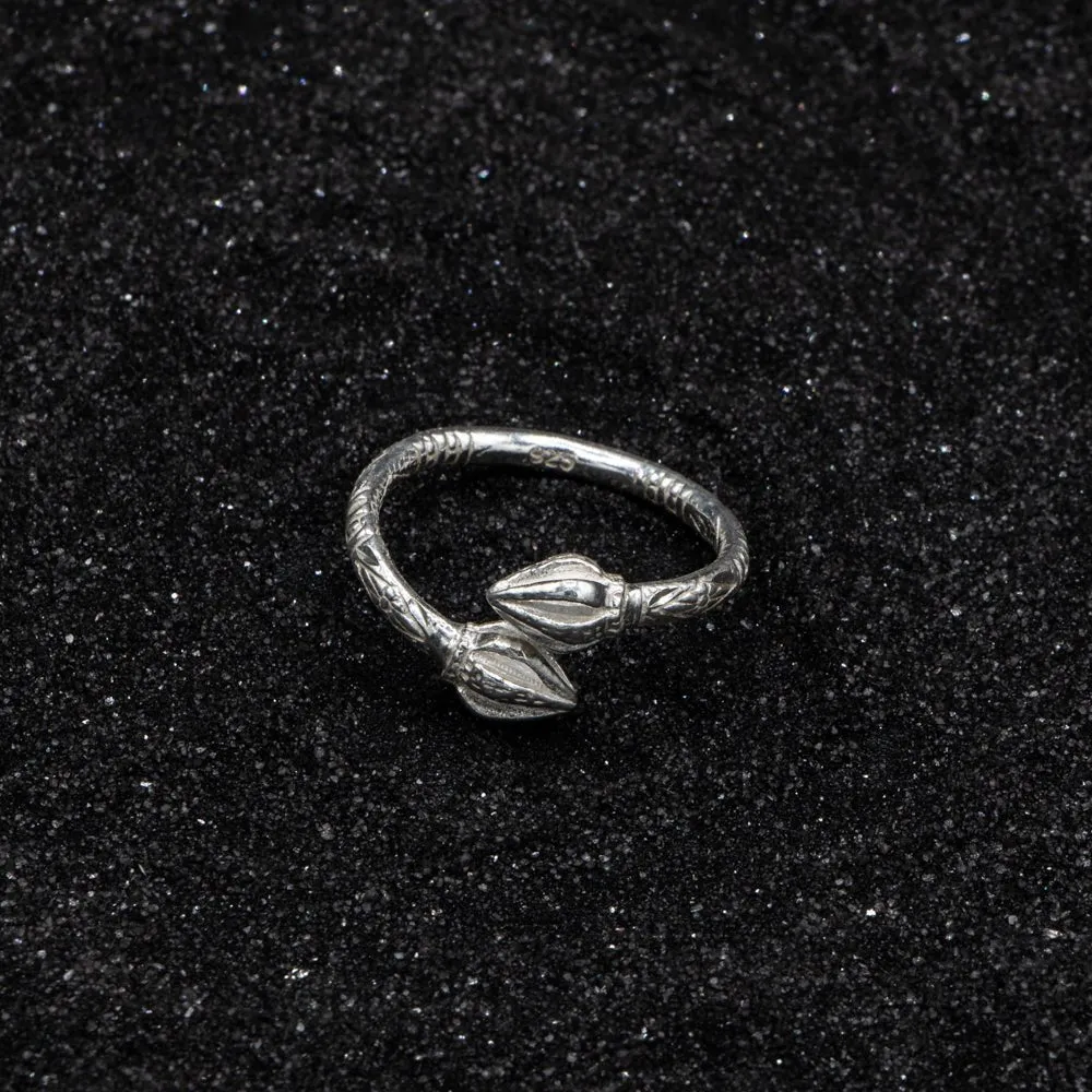Extra Light Cocoa Pod Bangle Ring