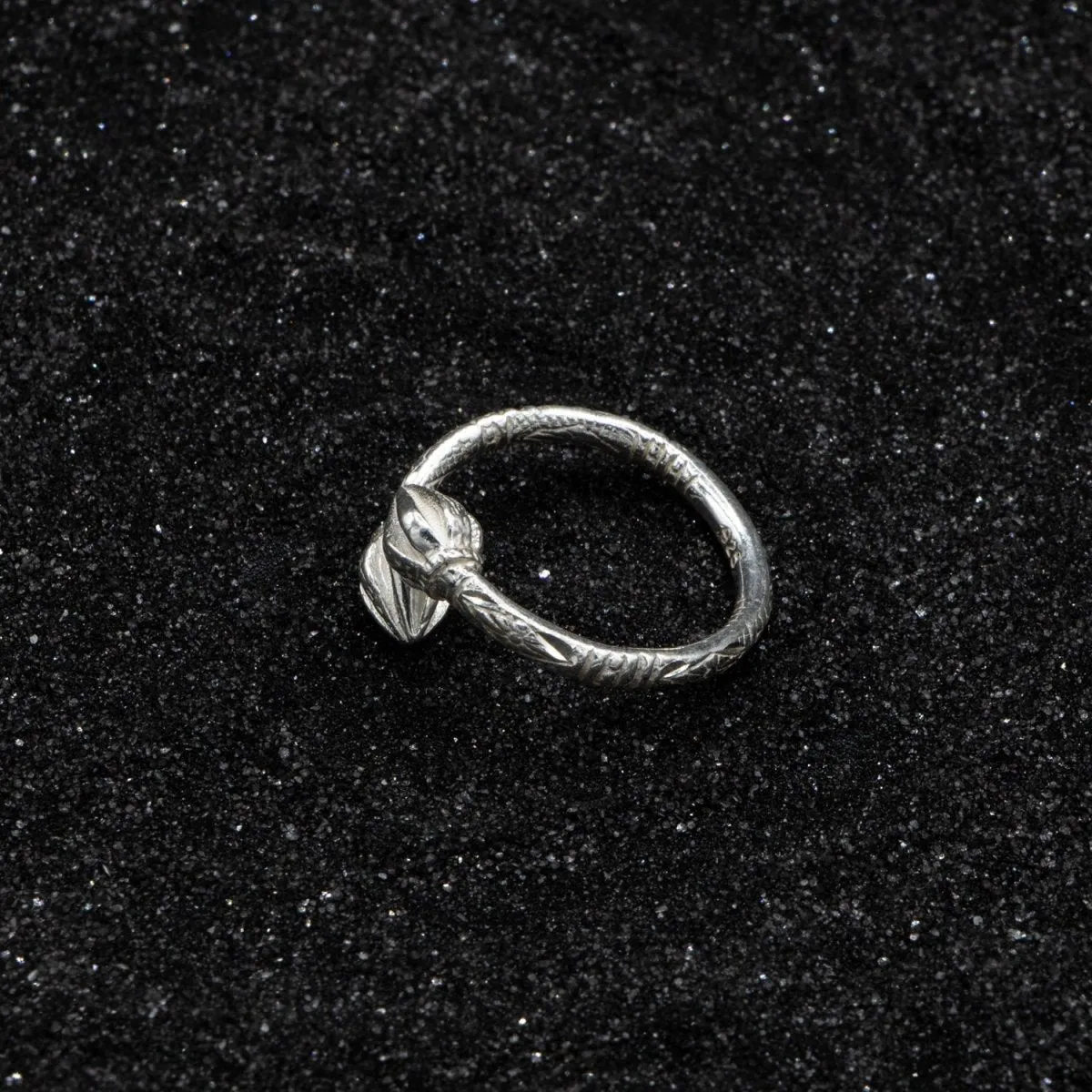 Extra Light Cocoa Pod Bangle Ring