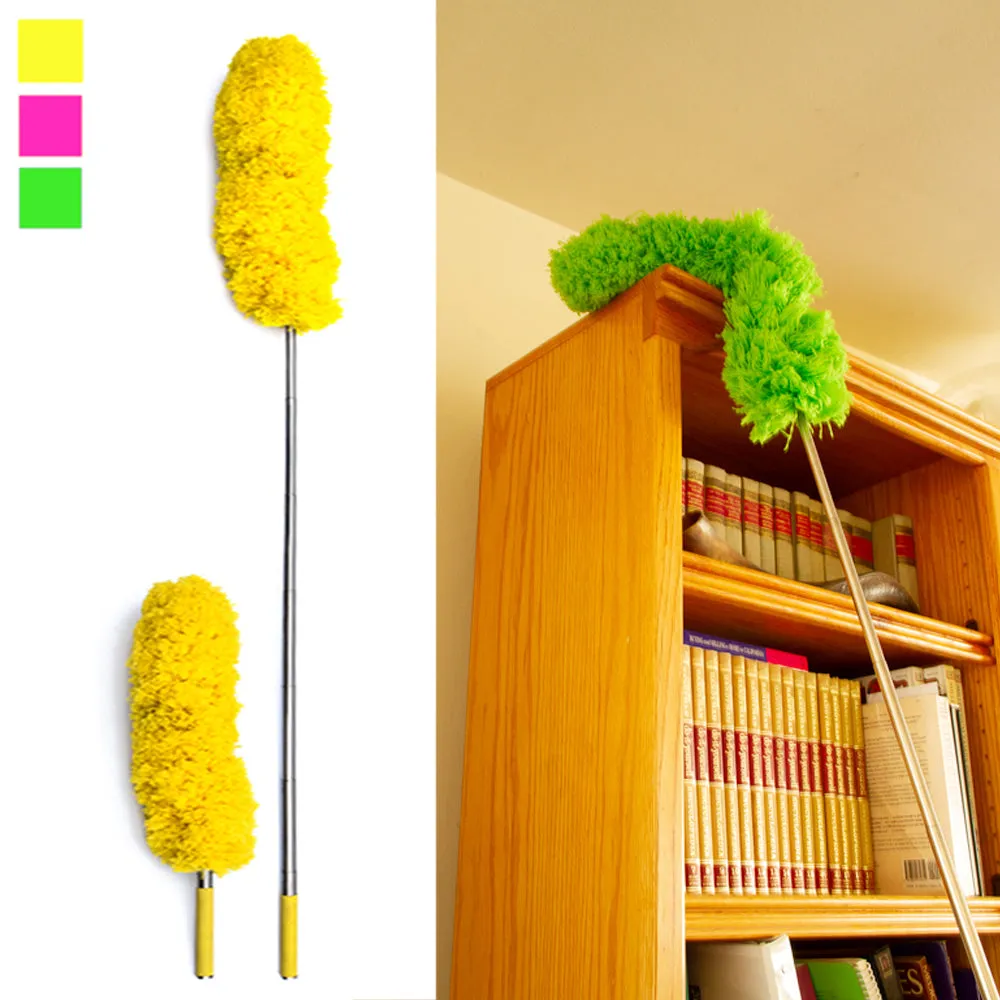 Flexible Duster 56" Extendable Handle Telescopic Cleaner Ceiling Fan Home Car