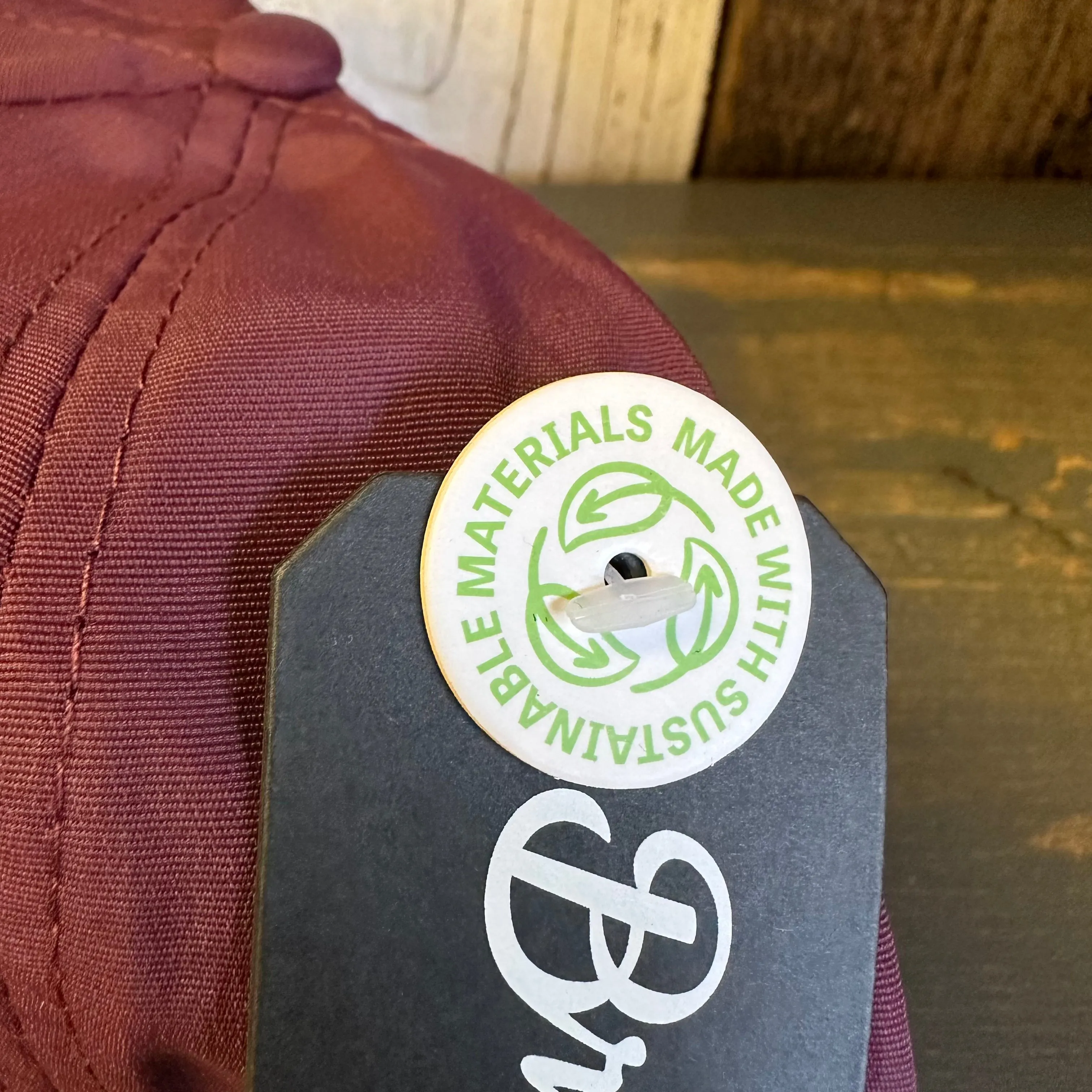 Hermosa Beach GOLF CARTS & YOGA PANTS - 5 Panel Nylon Hat - Eggplant