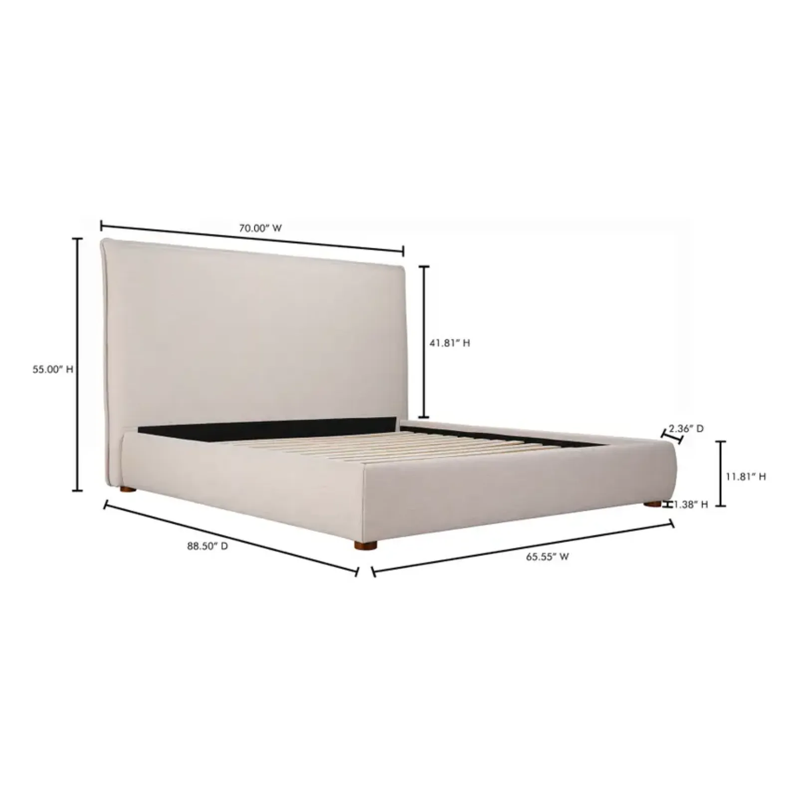 Lena Bed - Beige