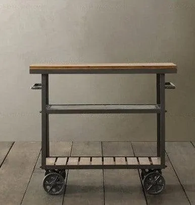 Modern Rustic Kitchen Trolley | VRINDA