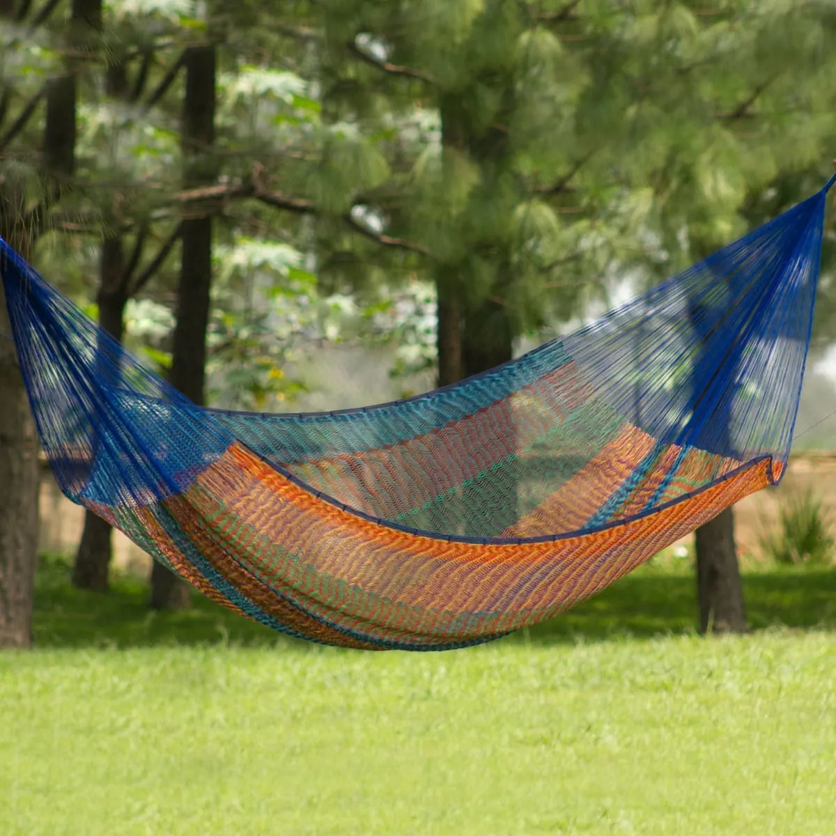 Novica Colors Of Mexico Cotton Hammock (Double)