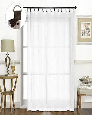 Sherbrooke Leather Strap Grommet Top Patio Panel