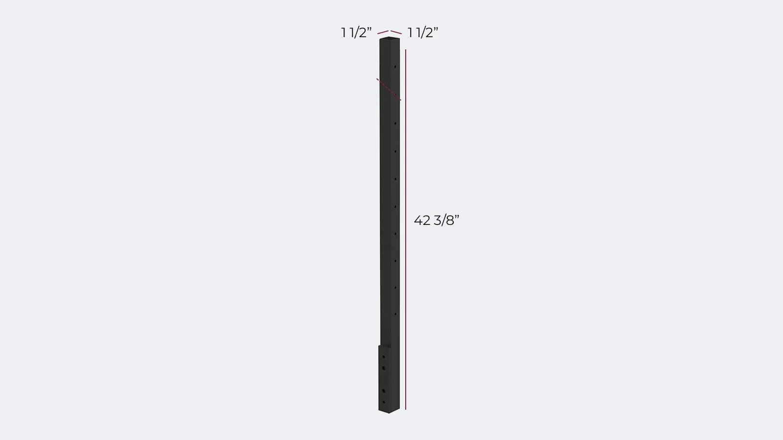 Side Mount Cable Rail Posts