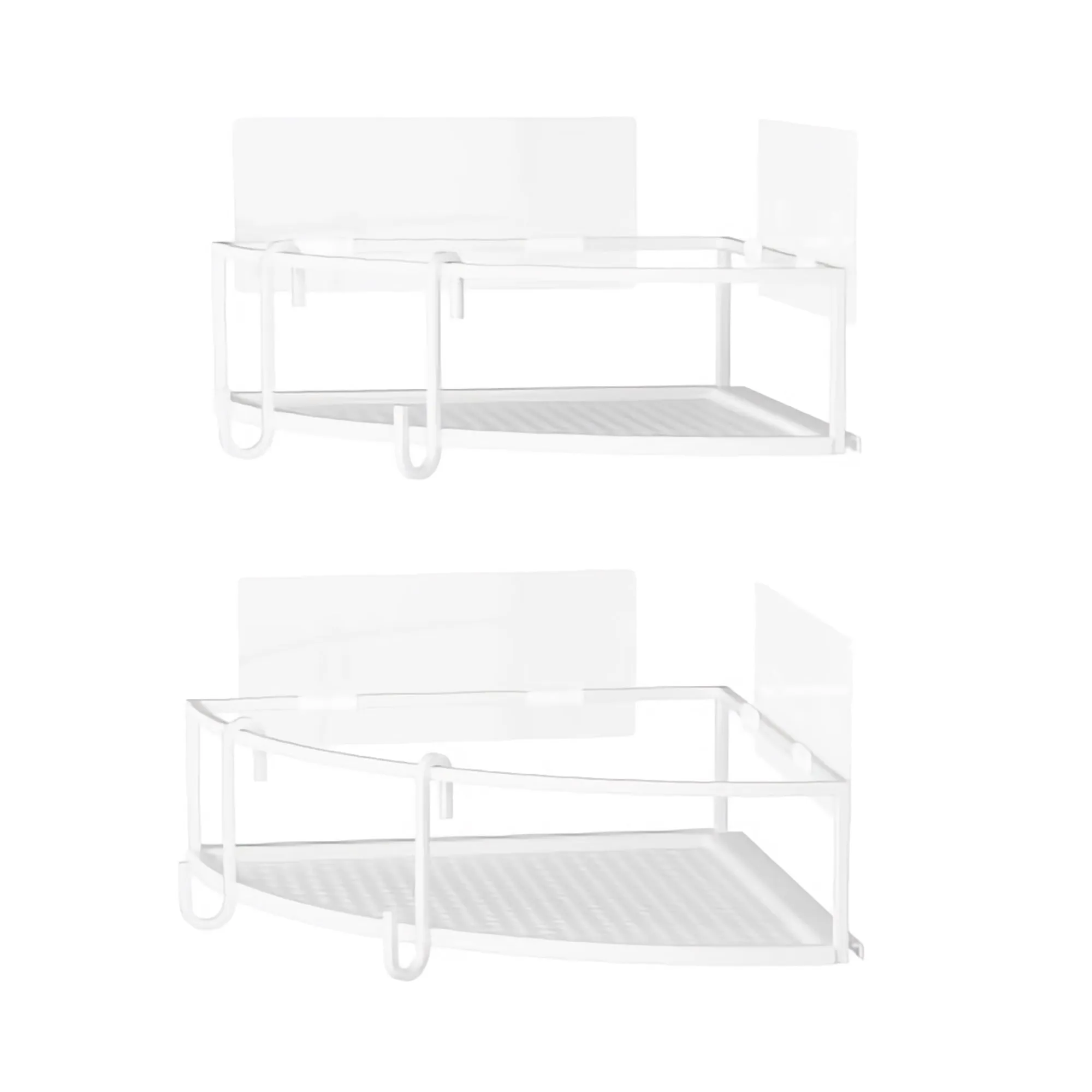 Umbra Cubiko Corner Bin, white (set of 2)