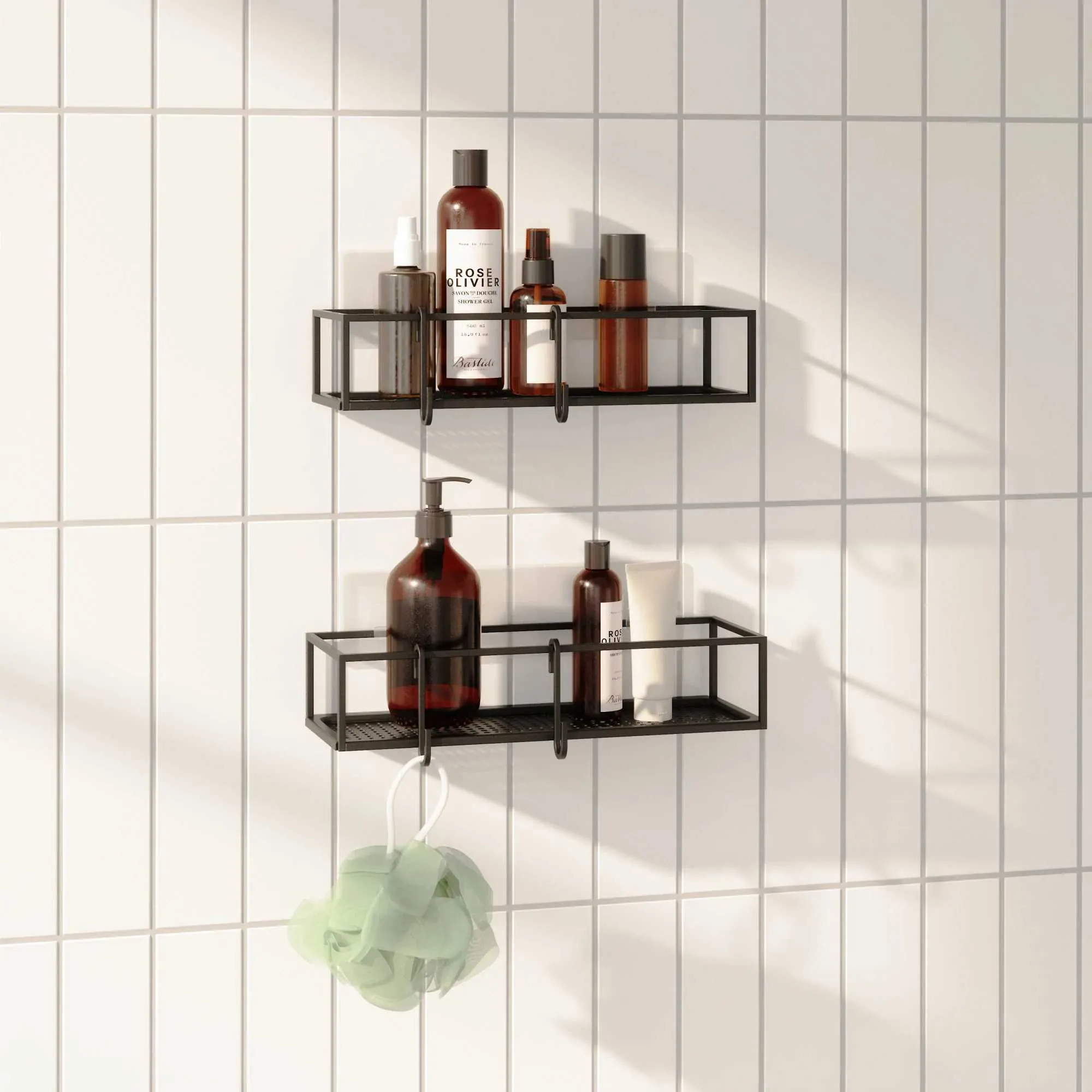 Umbra Cubiko Shower Bins (Set of 2)